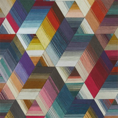 Papel Pintado Arccos Cerise-Neptune-Teal 111969 - Harlequin