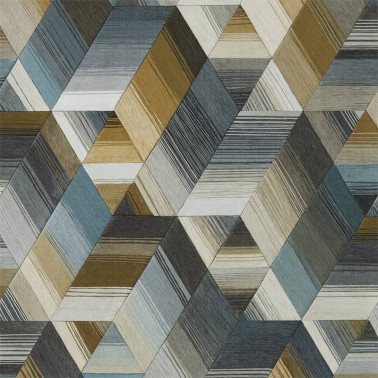 Papel Pintado Arccos Ochre-Steel 111971 - Harlequin