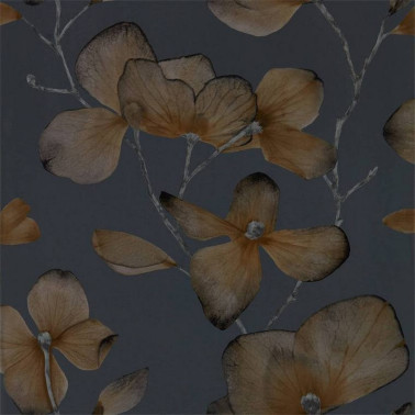 Papel Pintado Kienze Graphite-Gilver 111959 - Harlequin