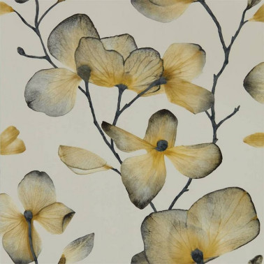 Papel Pintado Kienze Ochre-Steel 111958 - Harlequin