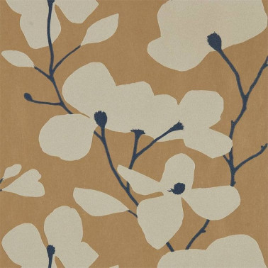 Papel Pintado Kienze Shimmer Antique Gold-Ink 111972 - Harlequin