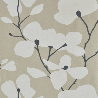 Papel Pintado Kienze Shimmer Gilver-Chalk 111974 - Harlequin