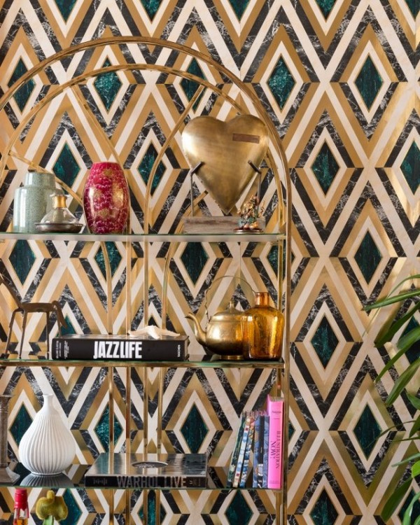 Papel Pintado WP20292 diamond sin brass - MIND THE GAP