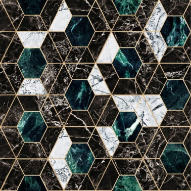 Papel Pintado WP20294 Hexa Onyx - MIND THE GAP