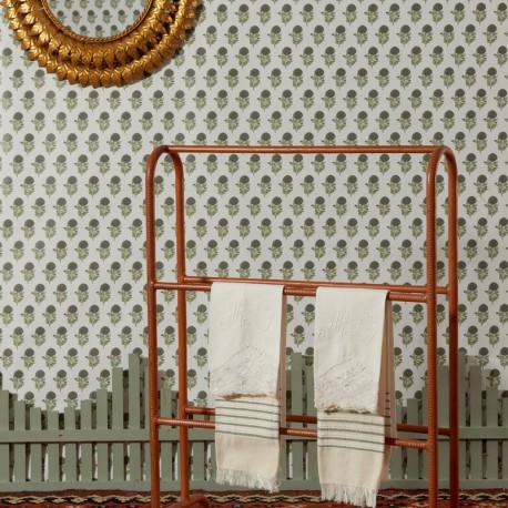 Papel Pintado LCW-1018-004 PLASENCIA OCRE - LORENZO CASTILLO