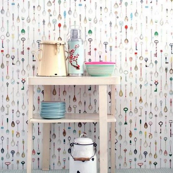 Papel Pintado Teaspoons - STUDIO DITTE