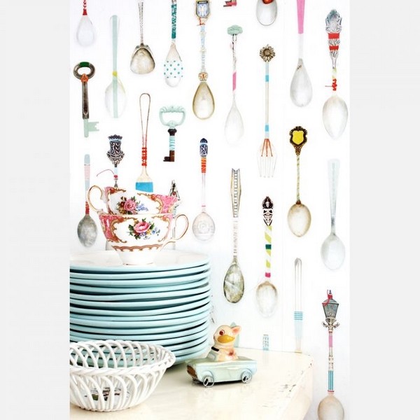 Papel Pintado Teaspoons - STUDIO DITTE
