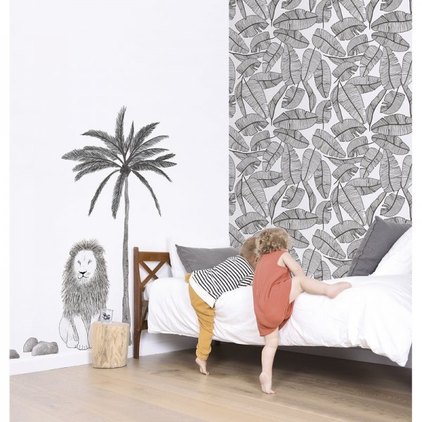 Papel Pintado H0462 SERENGETI LEAVES - LILIPINSO