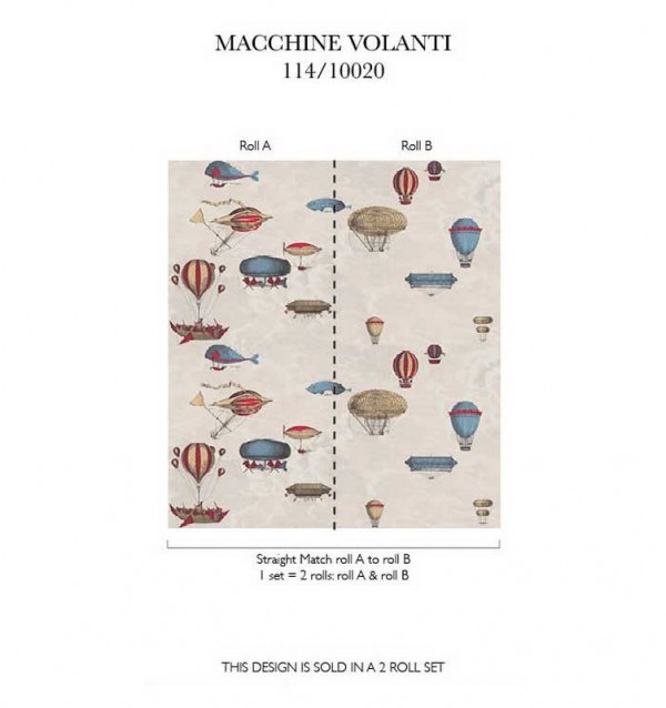 Papel Pintado Macchine Volanti 114-10020 - COLE and SON