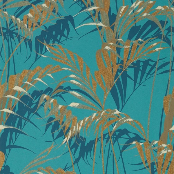 PALM HOUSE DGLW216640 Teal/Gold