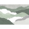 Papel Pintado Calobra green Mural 8400131 - COORDONNE