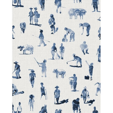 Papel Pintado Sieu indigo 8400070 - COORDONNE