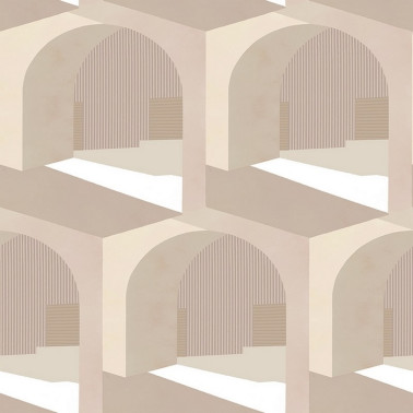 Papel Pintado Soller beige 8400043 - COORDONNE