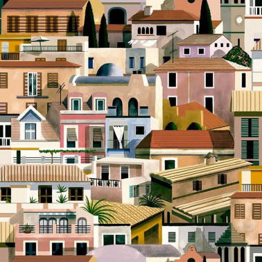 Papel Pintado Valldemossa sunset 8400052 - COORDONNE