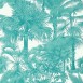 Palm Botanical T10101 Turquoise