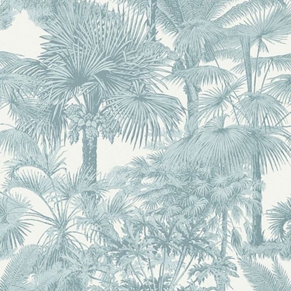 Palm Botanical T10104 Spa Blue