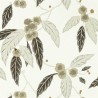 Papel Pintado Coppice 112134 Oyster Ebony Gilver - Harlequin