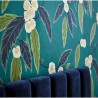 Papel Pintado Coppice 112133 Navy Lagoon Gold - Harlequin