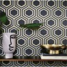 Papel Pintado Selo 112149 Ebony Gold - Harlequin