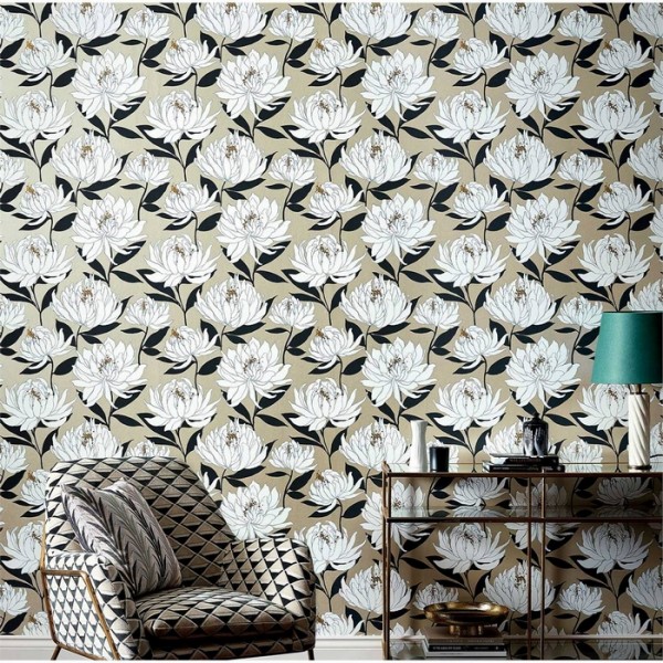 Papel Pintado Sebal 112129 Earth Silver - Harlequin