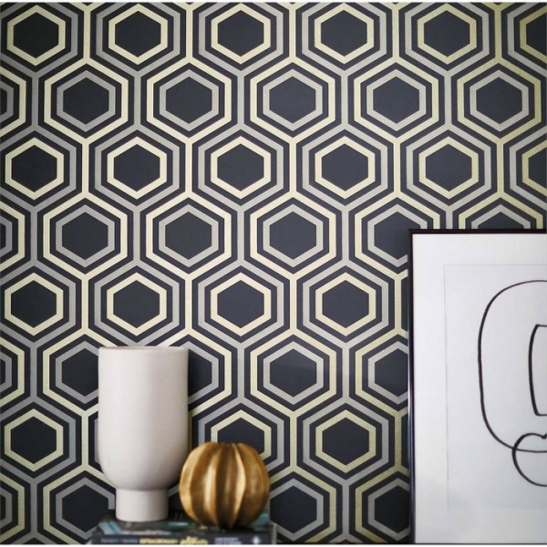 Papel Pintado Selo 112150 Pearl Silver - Harlequin