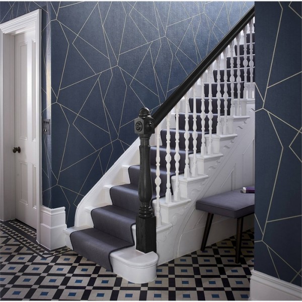 Papel Pintado Parapet 112082 Slate - Harlequin
