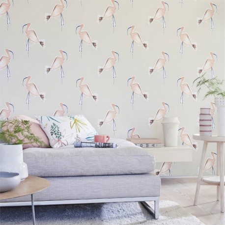 Papel Pintado Zanzibar 111999 Blush - SCION