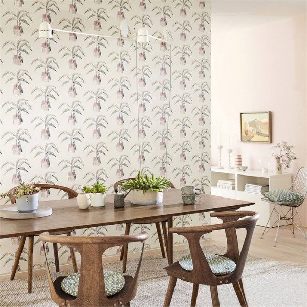 Papel Pintado Crassula 111993 Juniper Lime - SCION