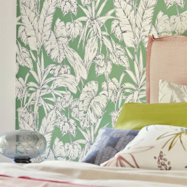 Papel Pintado Parlour Palm 112026 Raffia - SCION
