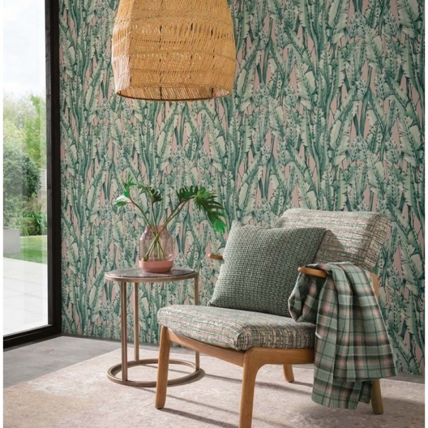 Papel Pintado Tiger Leaf w7333-02 - OSBORNE and LITTLE