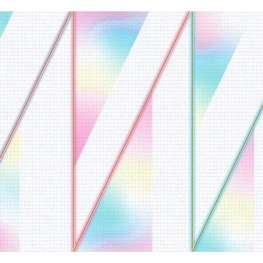 Papel Pintado Neon Mural M 3307-1 - Tres Tintas