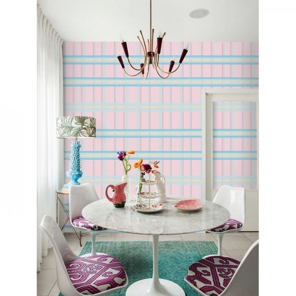 Papel Pintado Squares Mural P 3308-4 - Tres Tintas