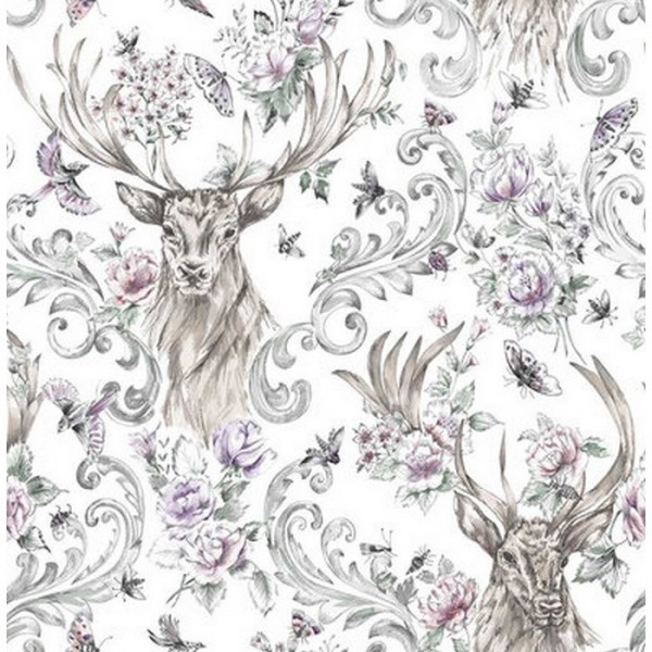 Stag Floral 104551