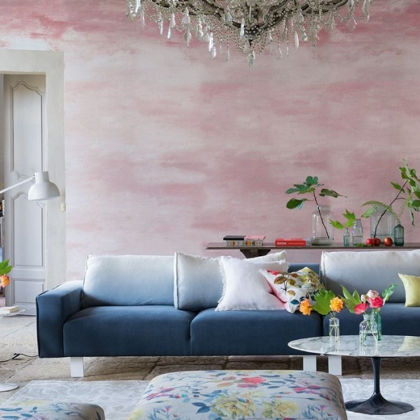 Papel Pintado PDG677-06 CIELO - ROSE - Designers Guild