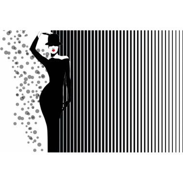 Papel Pintado BLACKWHITE GLVA10A - GLAMORA