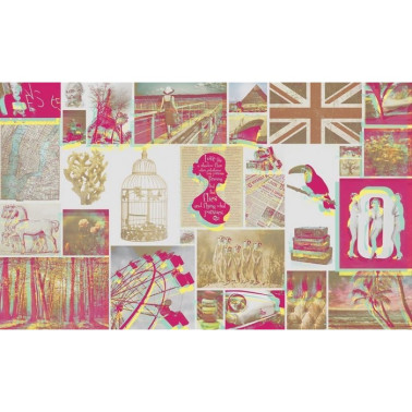 Papel Pintado Pink Love Wallpaper 6332024 - WINDMILL AVENUE