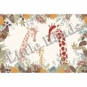 Papel Pintado Giraffe Family - LITTLE HANDS