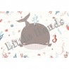Papel Pintado The Whale and the Sea Horse - LITTLE HANDS