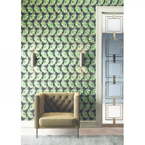 Papel Pintado Cecilia Emerald FOL001 - KHROMA