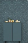 Papel Pintado Amelie Petrol 124-02 - MAJVILLAN