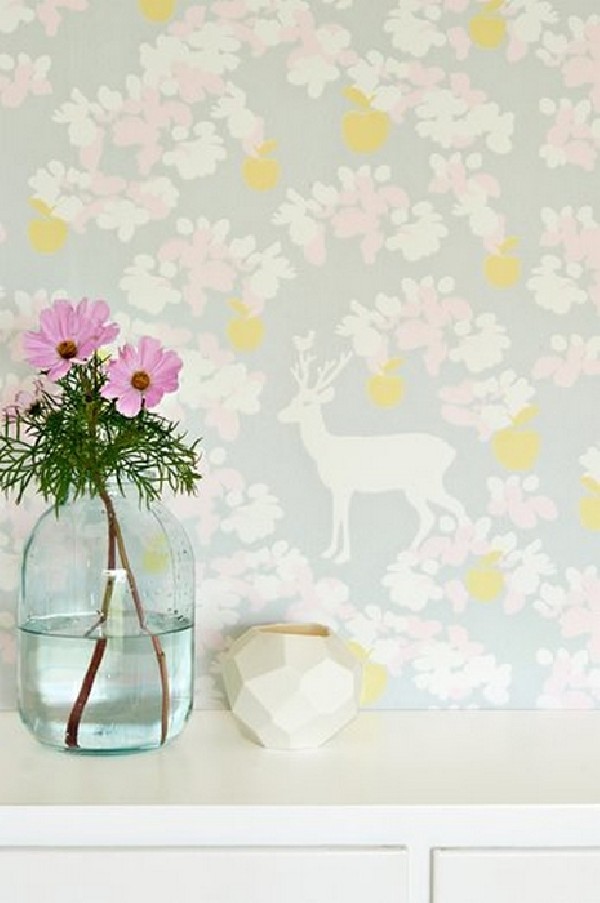 Papel Pintado Apple Garden Grey 107-03 - MAJVILLAN