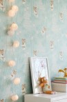 Papel Pintado Bambu Turquoise 120-02 - MAJVILLAN