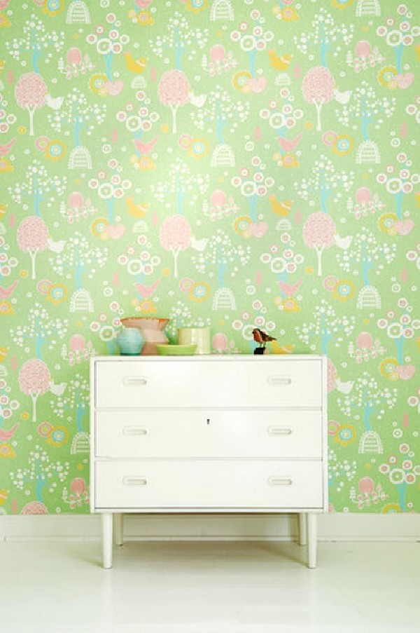 Papel Pintado Cherry Valley Green 102-03 - MAJVILLAN