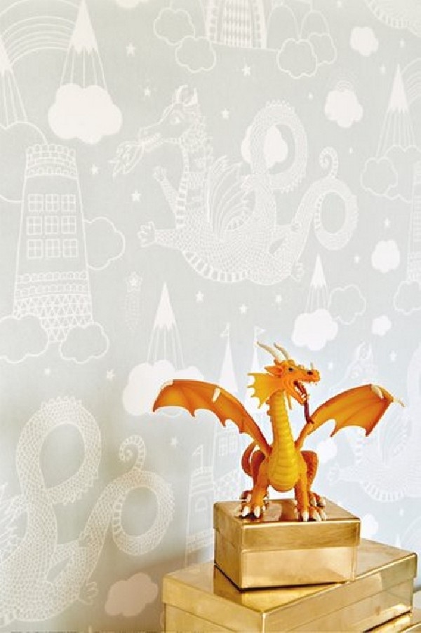 Papel Pintado Dragon Sky Grey 103-04 - MAJVILLAN