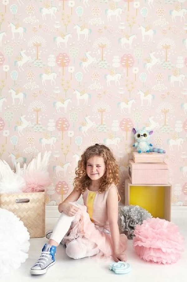 Papel Pintado True Unicorns Pink 116-03 - MAJVILLAN