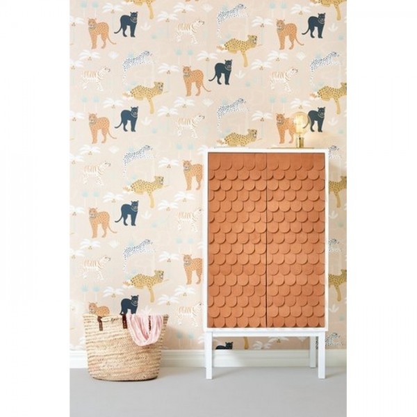 Papel Pintado Black Panther Creamy Orange 134-03 - MAJVILLAN