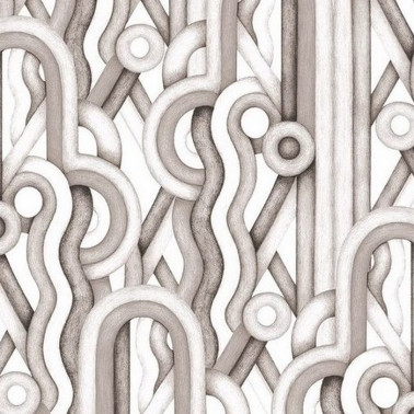Papel Pintado Caligrama RU3401-5 - Tres Tintas