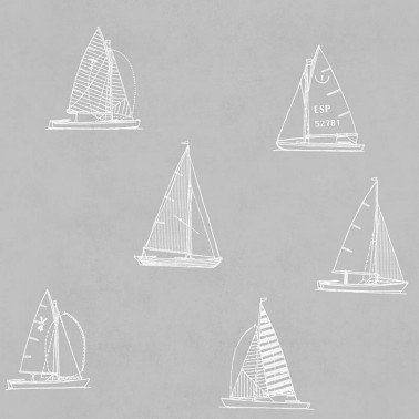 Papel Pintado Eslora Full Grey 8500021 - COORDONNE