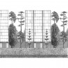 Papel Pintado Mural Urban Garden Black and White 8000077 - COORDONNE