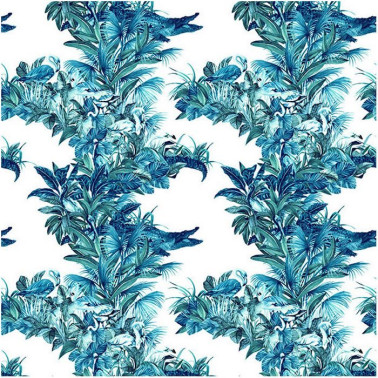 Papel Pintado EVERGLADES BLUE DOM145-3 - LES DOMINOTIERS